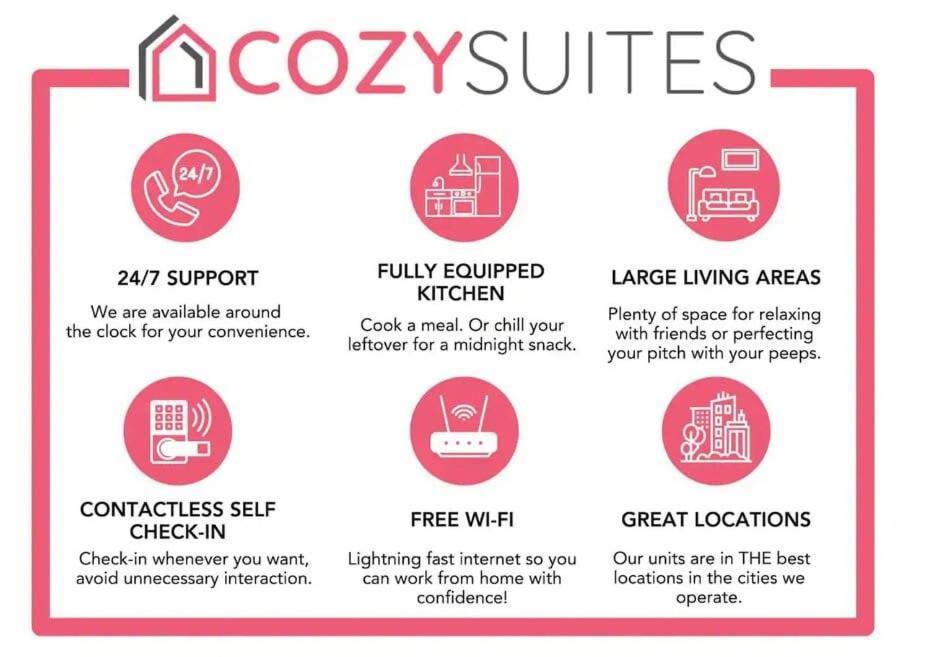 Mid-Century Modern Studio Cozysuites Downtown Indianapolis Exterior foto